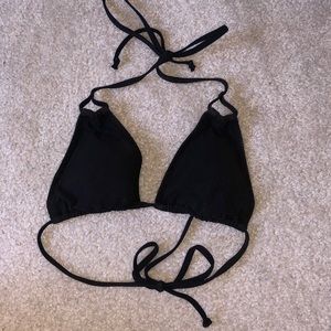 Really cute black triangle bikini top